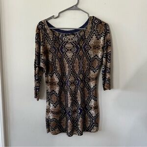 Nic + Zoe Sweater Ombre snakeskin Sweater (Q4)